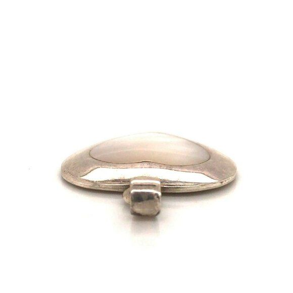 Estate Sterling‎ Silver & Mother of Pearl Heart Pendant! 94 - Picture 6 of 6